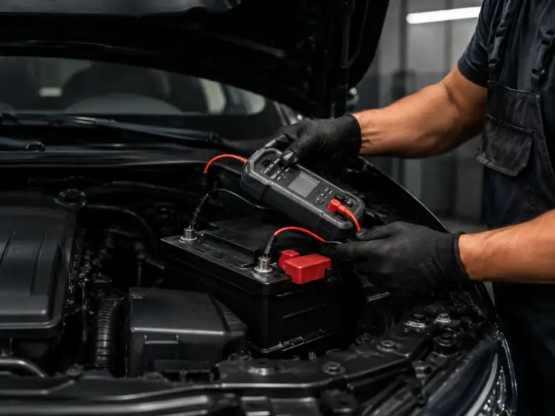 Teste de bateria e alternador em Cascavel